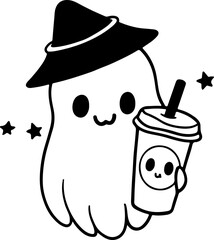 cute halloween ghost