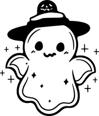 cute halloween ghost