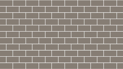 Grey-brown brick wall as background