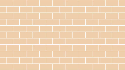 Obraz premium Beige brick wall as background