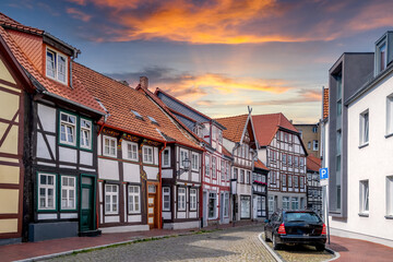 Altstadt, Hameln, Niedersachsen, Deutschland  - obrazy, fototapety, plakaty