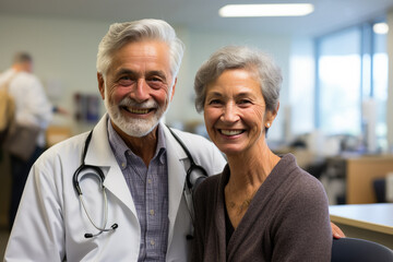 Hospital or clinic where senior doctors work diligently,