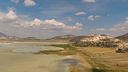 Burdur Yarışlı Lake and quarries, which have started to dry up.