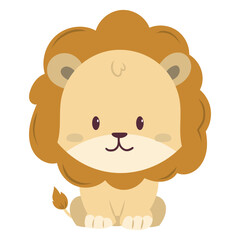 baby lion cartoon