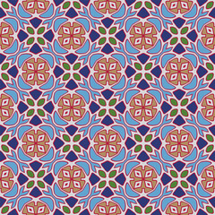 Abstraction in art. Seamless background with repeat pattern. 