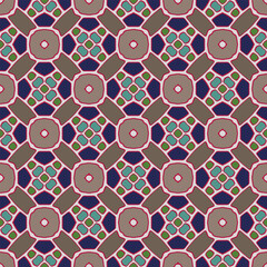 Abstraction in art. Seamless background with repeat pattern. 