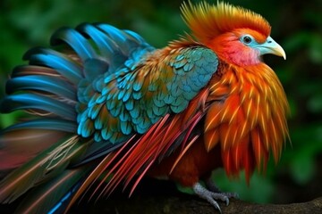 Stunning avian creature. Generative AI