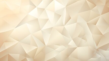 Abstract Background of triangular Patterns in ivory Colors. Low Poly Wallpaper