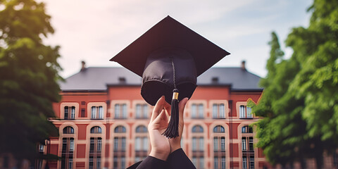Academic Achievement: Graduation Caps and Gowns