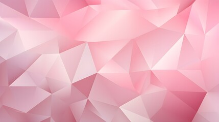 Abstract Background of triangular Patterns in light pink Colors. Low Poly Wallpaper