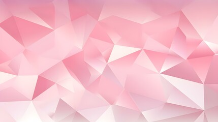Obraz premium Abstract Background of triangular Patterns in light pink Colors. Low Poly Wallpaper