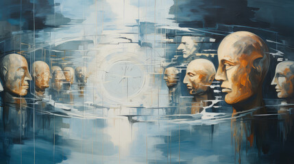 Echoes of Disorientation: Dementia's Abstract Canvas, Generative AI