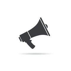 megaphone flat icon vector design 