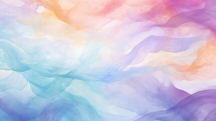 Watercolor background with soft, colorful strokes and atmosphere