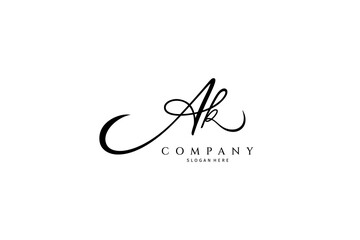 Fototapeta na wymiar AK initial letter signature logo template. AK handwritten concept logo