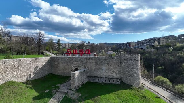 Shusha city. The cultural capital of the Karabakh region of Azerbaijan