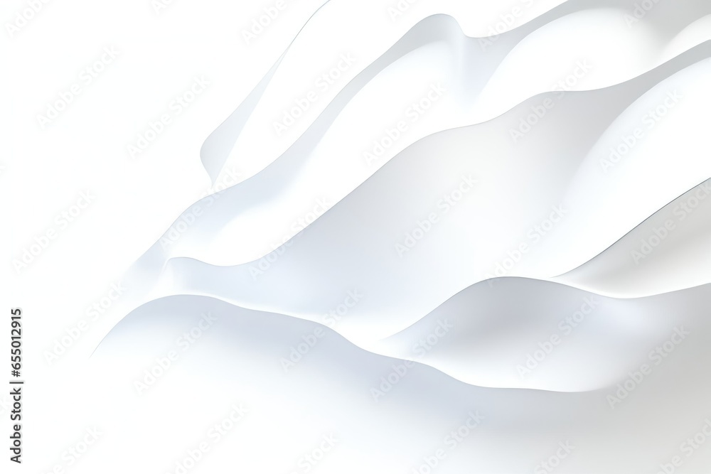 Poster soft and smooth white curvy background design.