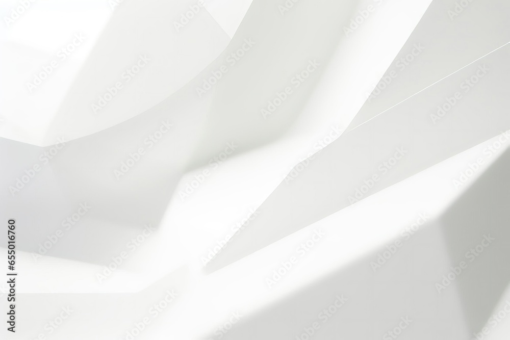 Aufkleber abstract 3d rendering white color futuristic background.