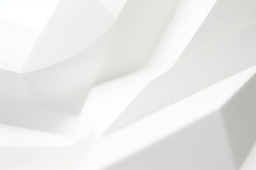 Abstract 3d rendering white color futuristic background.