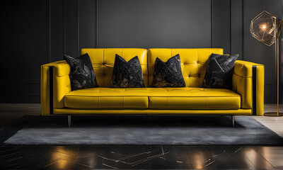 Modern sofa new living room environment concept