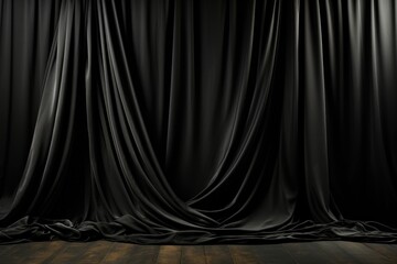 Black velvet themed background stock photo