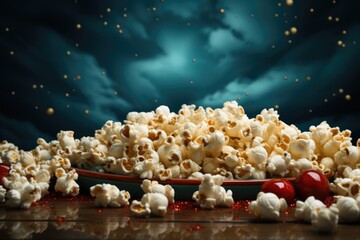 Movie Theater themed background stock photo