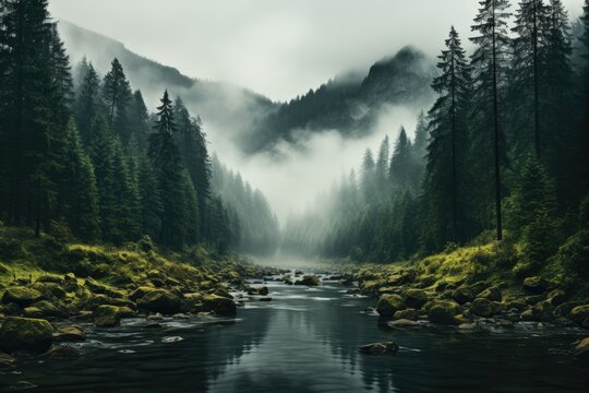 Wilderness themed background stock photo