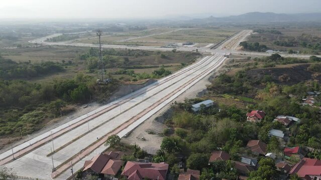 Road Leading to New Clark City