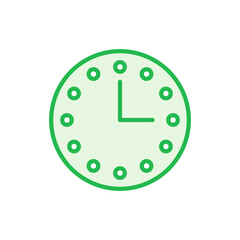 Clock icon set. Time icon vector. watch icon symbol