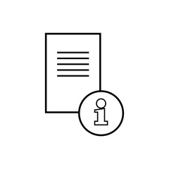 Instruction Icon. Application Guidance Symbol - Vector. 