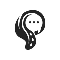 octopus logo template Isolated. Brand Identity. Icon Abstract Vector graphic