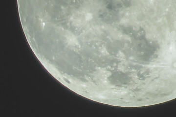 a Full moon on the dark night