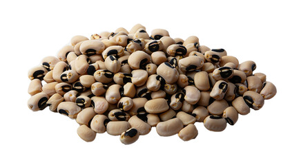 Fototapeta na wymiar Fresh black-eye peas, isolated background