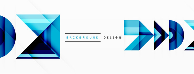 Visually captivating background design showcasing dynamic geometric lines, triangles, and squares. This composition blends precision and movement, creating an engaging graphic with a modern aesthetic