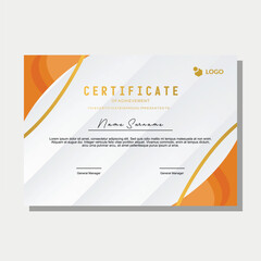 certificate design for business and company