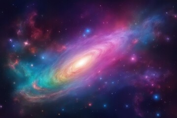 Naklejka premium Radiant starry backdrop