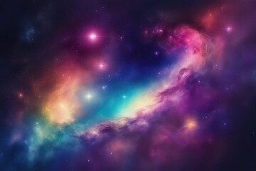 Fototapeta premium Spectrum infused celestial vista