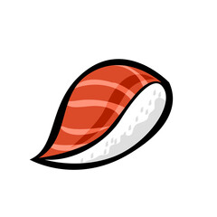 sushi with salmon