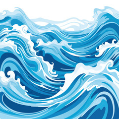 Fototapeta na wymiar wave background illustration