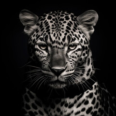 portrait of a leopard