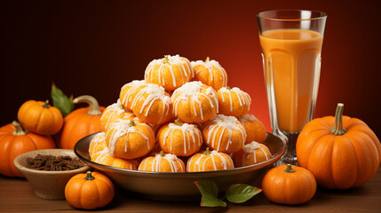 pumpkin and pumpkins HD 8K wallpaper Stock Photographic Image