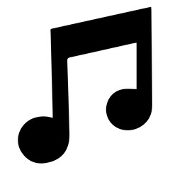 Music notes icon. Musical key signs. Vector symbols