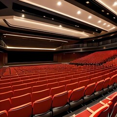 Fototapeta premium empty cinema auditorium