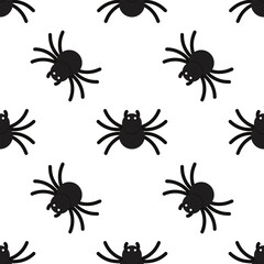 Spider seamless pattern background.