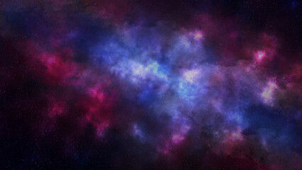 Fototapeta na wymiar Wallpapers of the cosmos, space, and bright stars with nebula. dazzling stardust the Milky Way spacecraft There are many stars in the night sky.,background with an abstract starry sky
