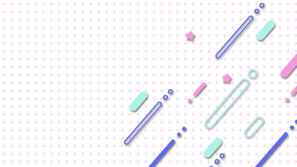 流れる線の背景　フレーム無し