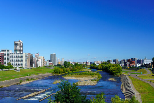 札幌市 豊平川