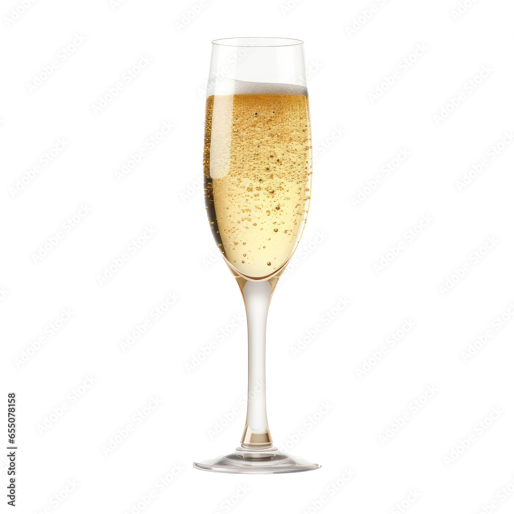 Wall mural Glass of champagne 