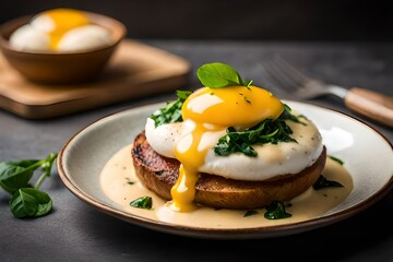 sandwich with eggs and cheese