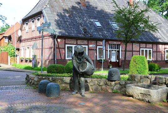 Bee Keeper in the Town Wietzendorf, Lower Saxony